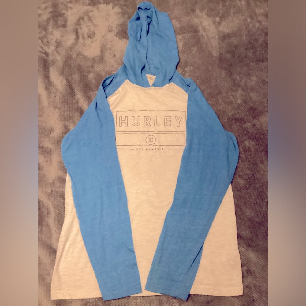 Hurley long sleeve hoodie shirt